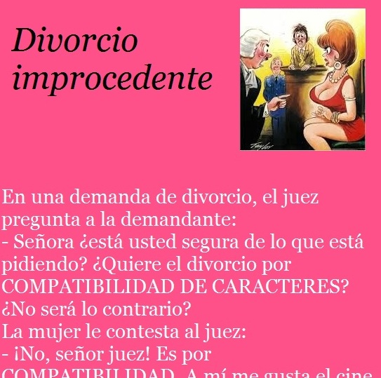 Divorcio improcedente