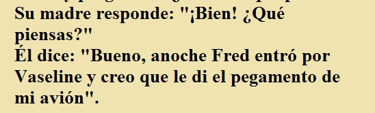 Fred y Mary se casaron y pasaron su luna de miel en el lugar de sus padres y así sucedió.