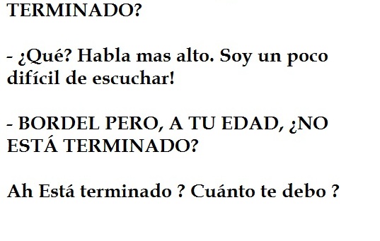 Un anciano quiere montar a una mujer