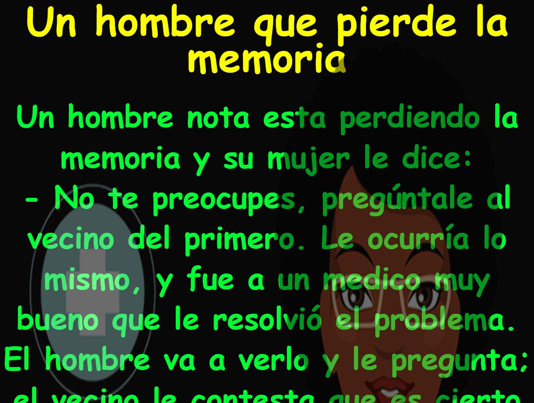 Un hombre que pierde la memoria