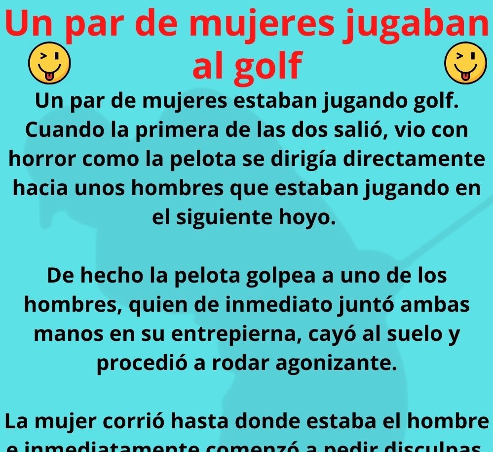 Un par de mujeres jugaban al golf