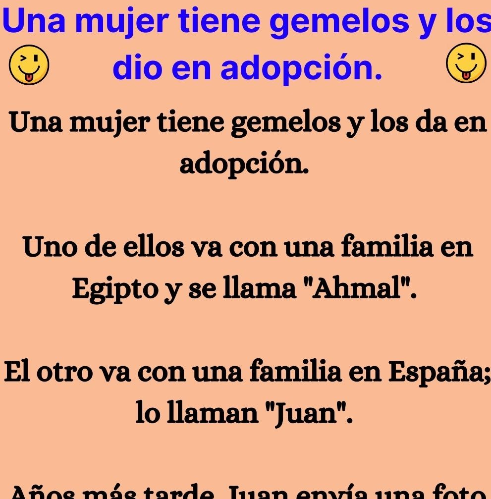 Una mujer tiene gemelos y los dio en adopción.