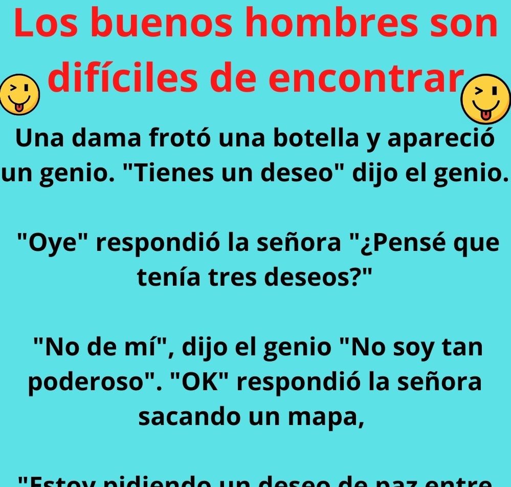 Los buenos hombres son difíciles de encontrar