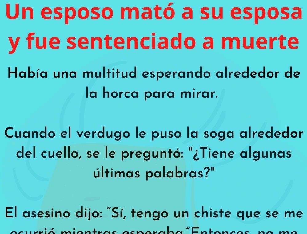 Un esposo mató a su esposa y fue sentenciado a muerte