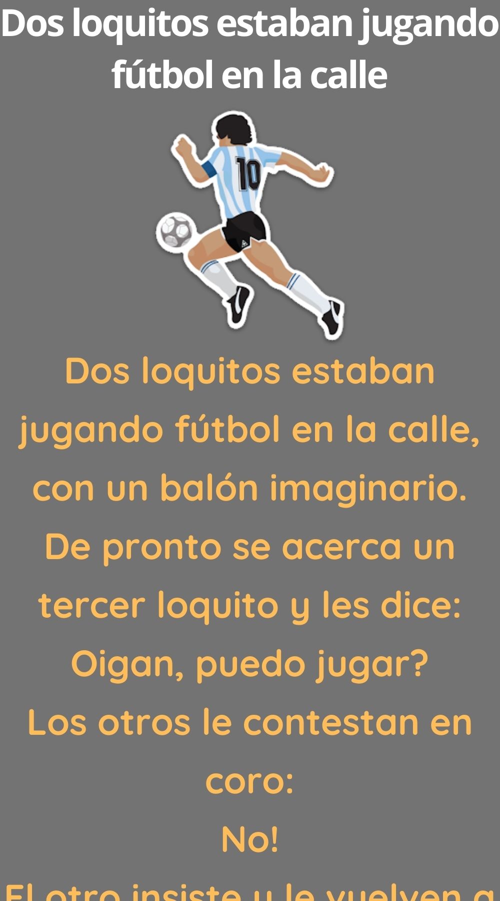 Dos loquitos estaban jugando fútbol en la calle