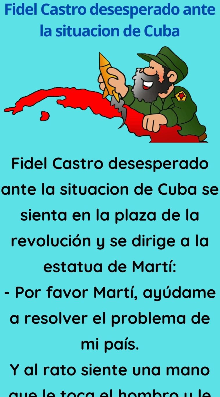 Fidel Castro desesperado ante la situacion de Cuba