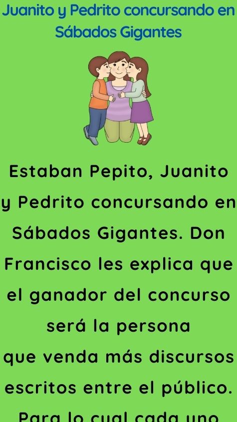 Juanito y Pedrito concursando en Sábados Gigantes