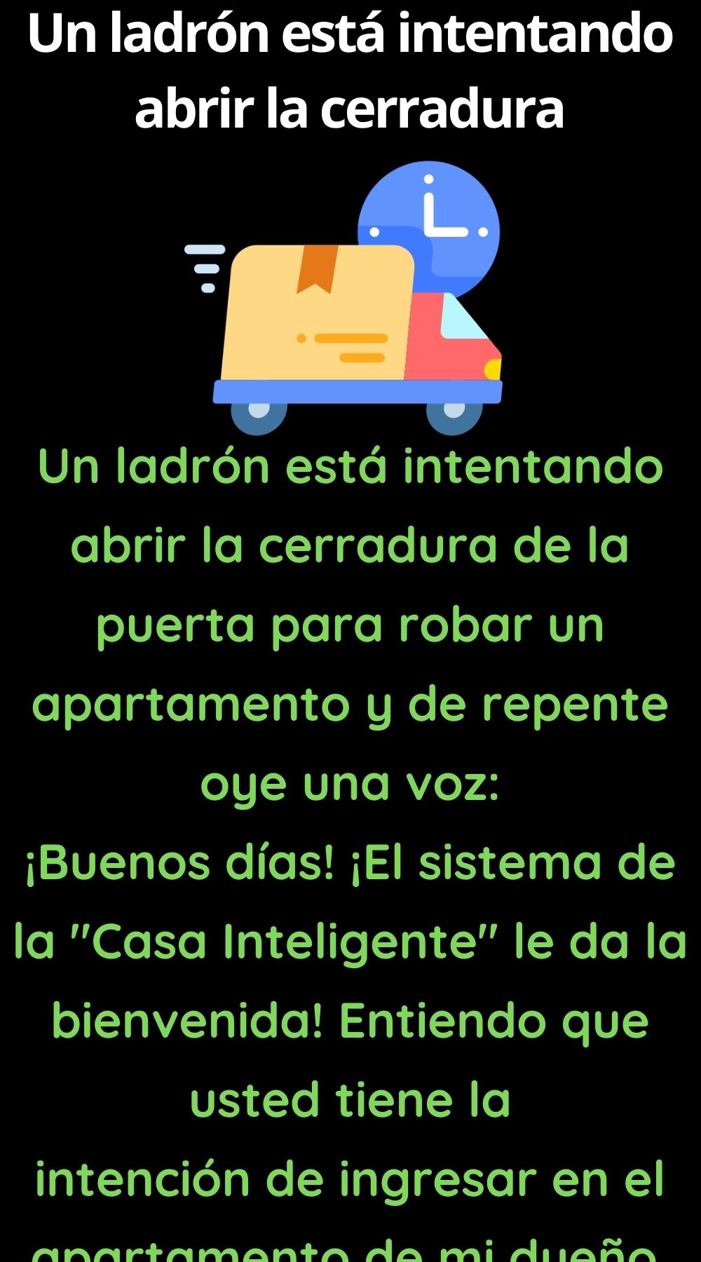 Un ladrón está intentando abrir la cerradura