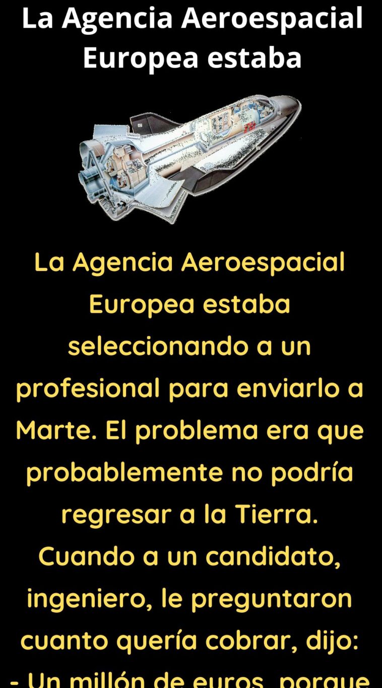 La Agencia Aeroespacial Europea estaba