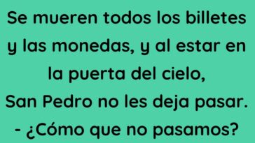 Se mueren todos los billetes y las monedas