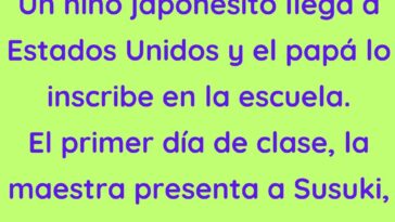 Un niño japonesito llega a Estados Unidos