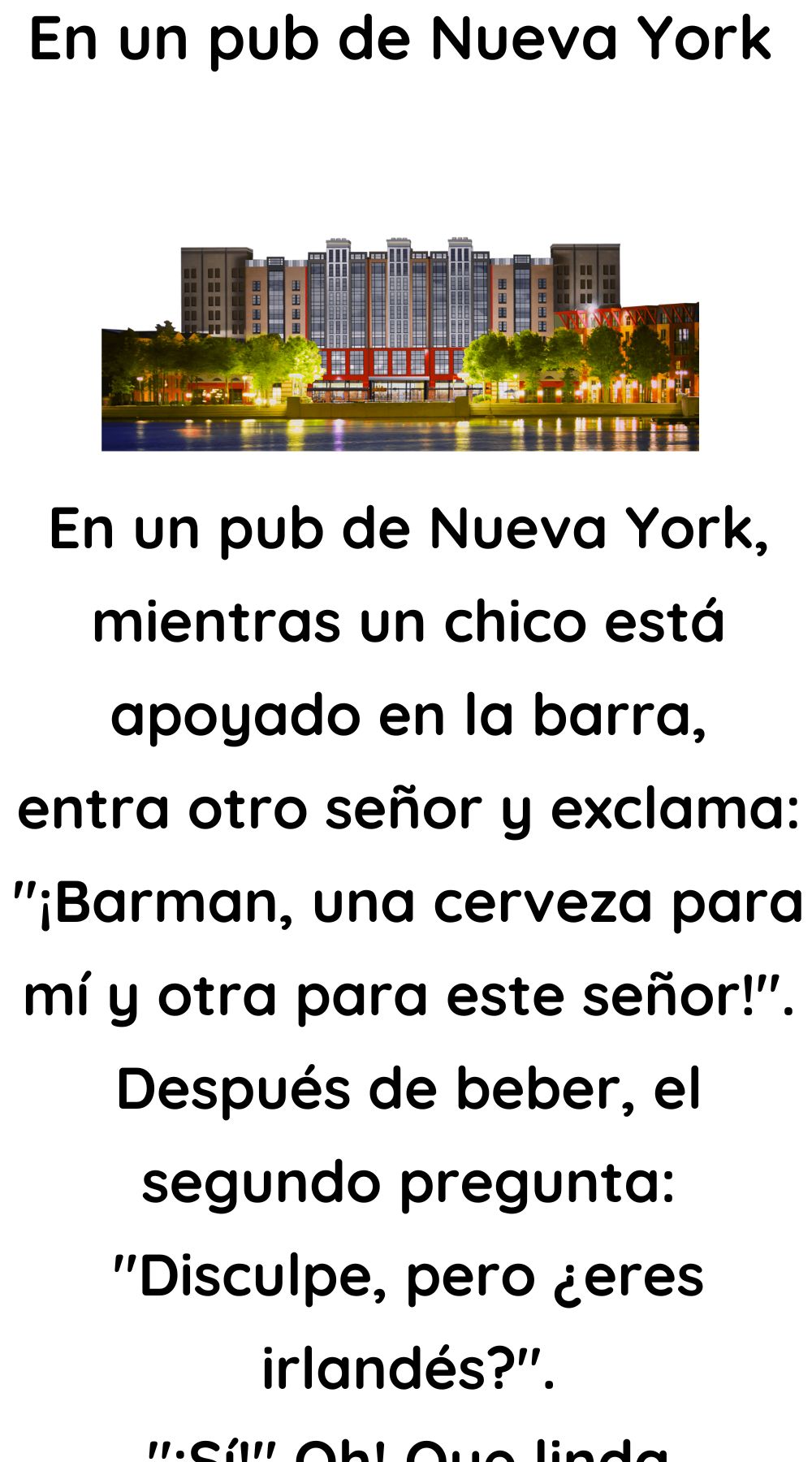 En un pub de Nueva York