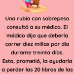 La rubia con sobrepeso