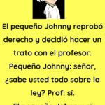 El profesor está sorprendido