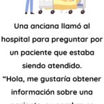 Una anciana llamó al hospital