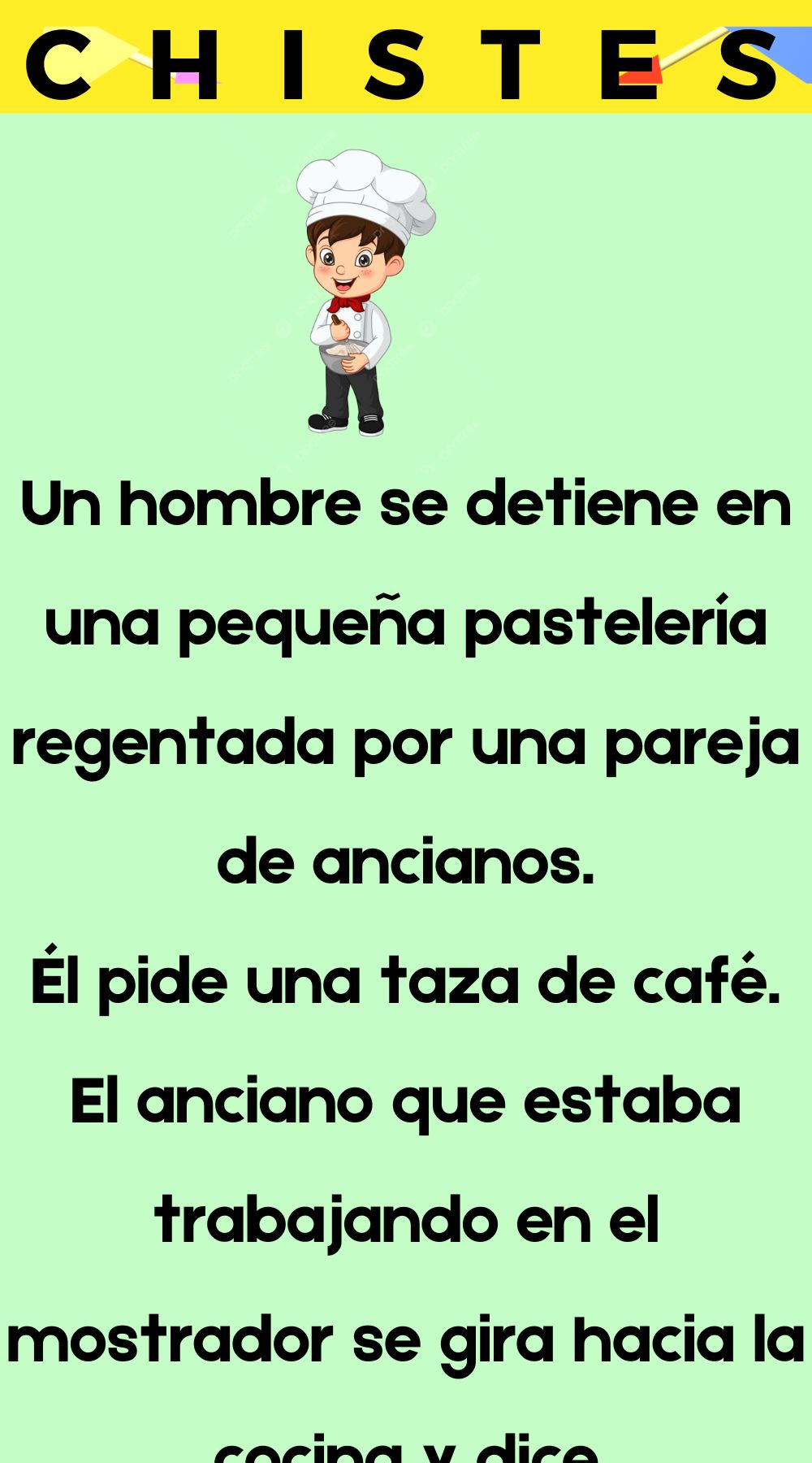 Un chico se detiene en una pequena pasteleria