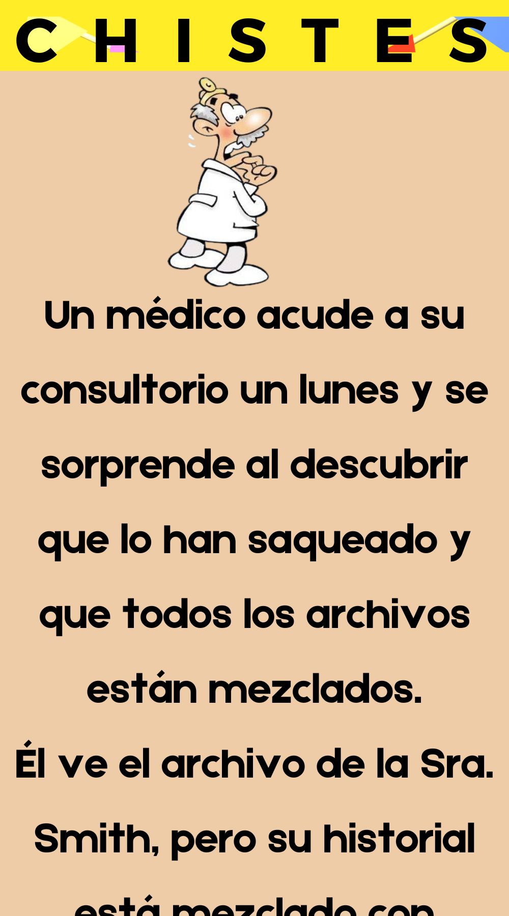 Un medico va a su consultorio
