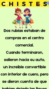 Dos rubias estaban de compras en el centro comercial